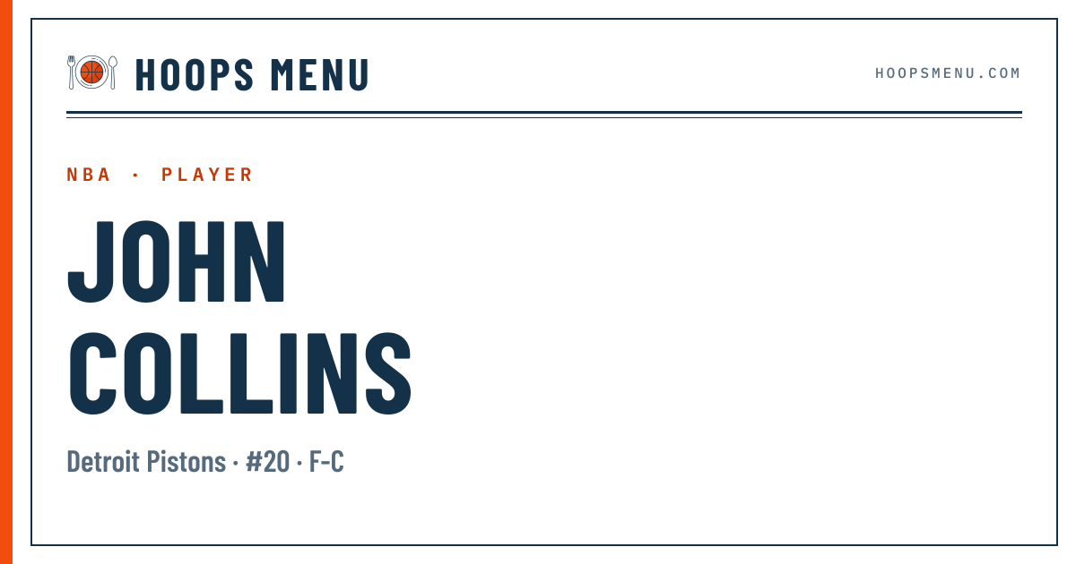 John Collins 2026-27 — NBA Player Stats, Game Log & Injury Status ...