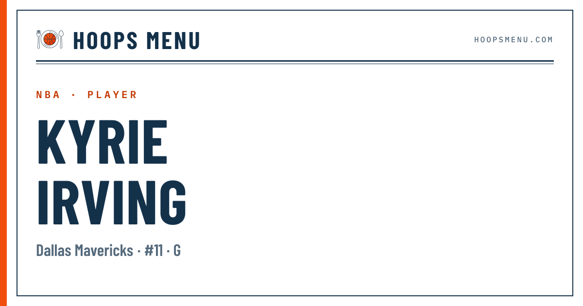 Kyrie Irving 2026-27 — NBA Player Stats, Game Log & Injury Status ...